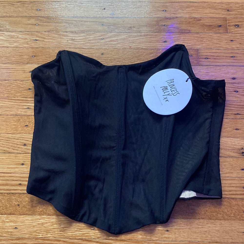 Black corset top